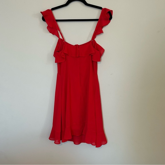 Lulu's Vibrant Red Dress - Picture 4 of 4